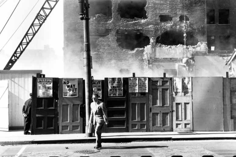 Gateway Center demolition area, 1950