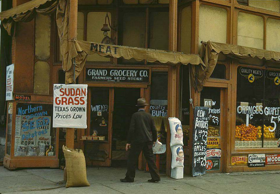 Seed and feed store, Lincoln, Nebraska, 1950s