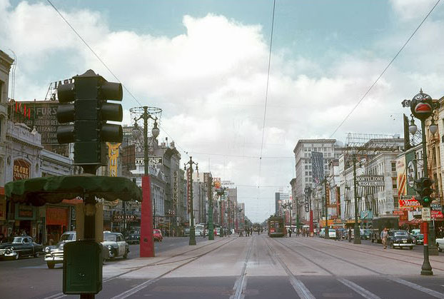 Canal Street, New Orleans, 1955