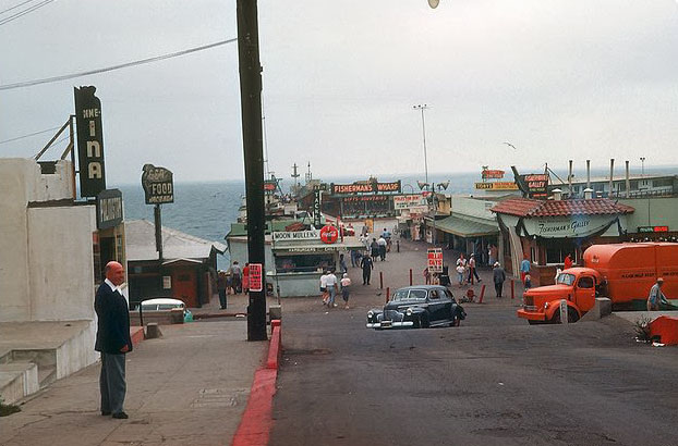 Fisherman's Wharf, Redondo Beach, August 1953
