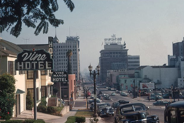 Vine Manor Hotel, Hollywood, CA, 1953
