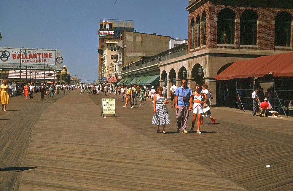 Boardwalk, Atlantic City, 1953
