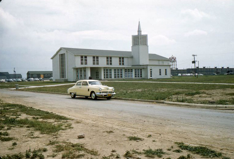 Chapel at Bunker Hill Air Force Base, Indiana, 1953