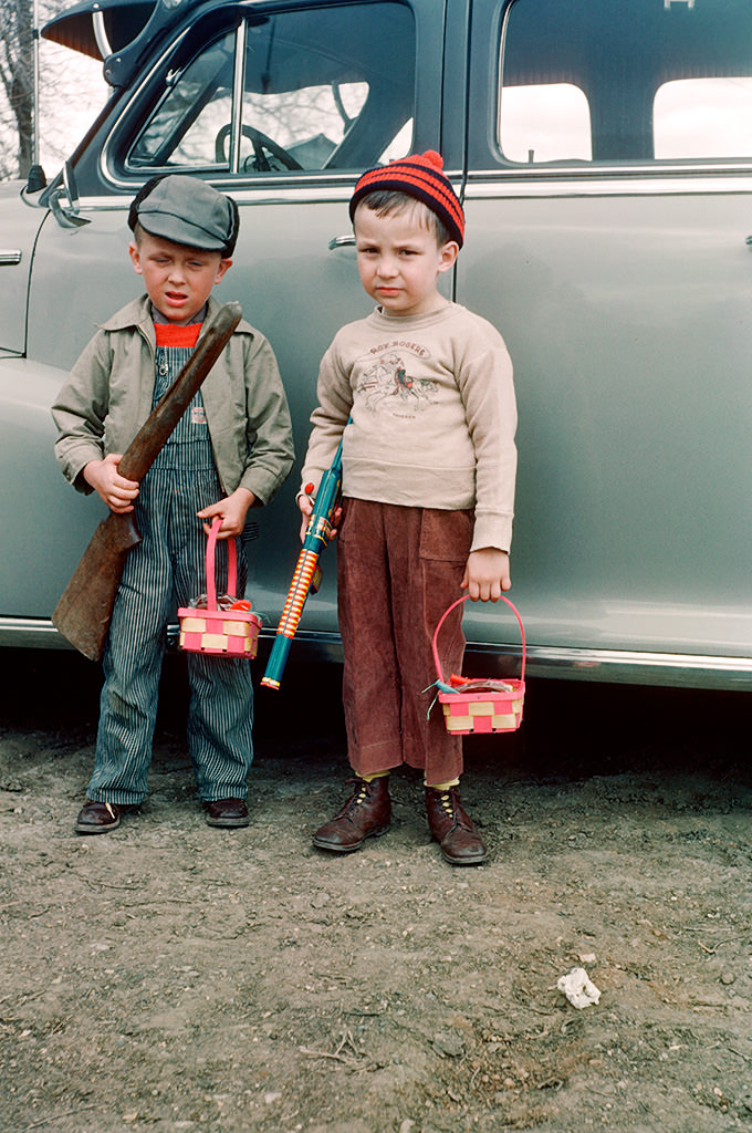Hunting boys in South Dakota, ca. 1950