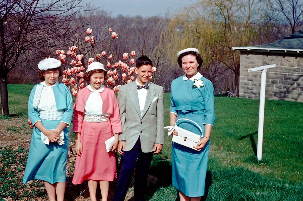 Easter Sunday in East Peoria, Illinois, 1957