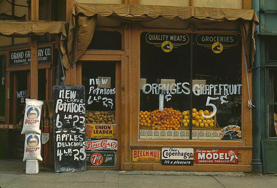 Grand Grocery Co.], Lincoln, Nebraska, 1950s