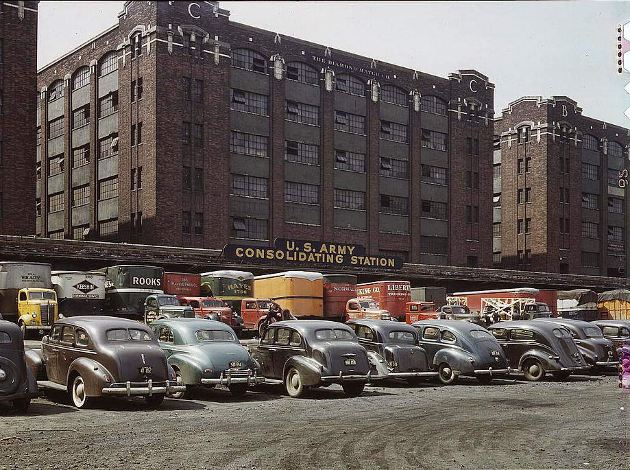 Freight Depot of the U.S. Army consolidating station, Chicago, Illinois, 1950s