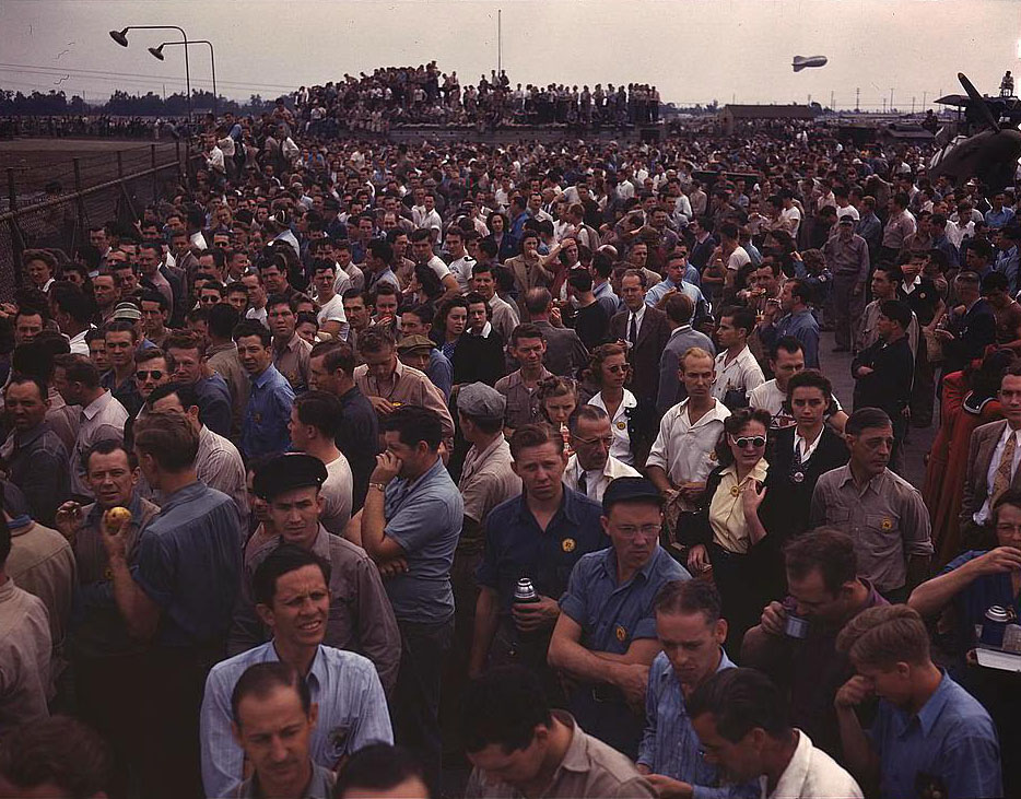 Workers on the Liberator Bombers, Consolidated Aircraft Corp., Fort Worth, Texas, 1950s