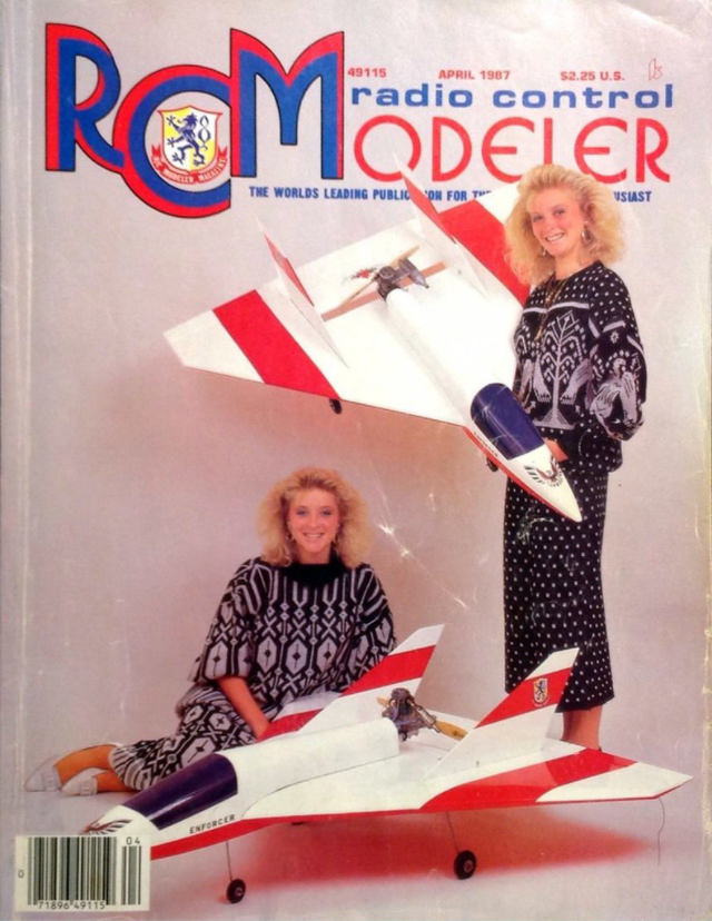 Sensual Cover Photos of Radio Control Modeler Magazines that featured beautiful women from the 1970s and 1980s