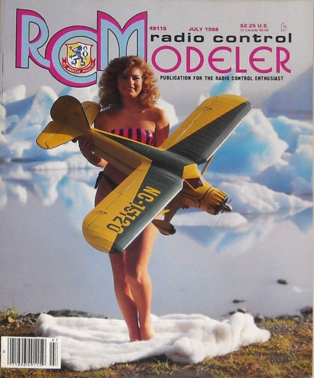 Sensual Cover Photos of Radio Control Modeler Magazines that featured beautiful women from the 1970s and 1980s