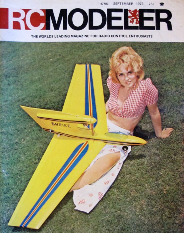 Sensual Cover Photos of Radio Control Modeler Magazines that featured beautiful women from the 1970s and 1980s