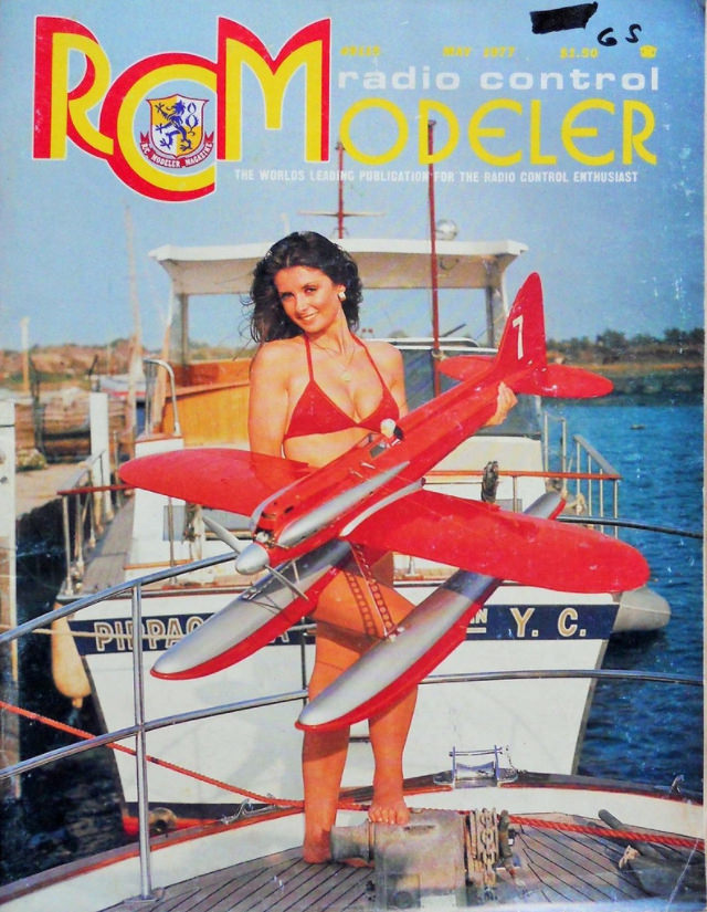 Sensual Cover Photos of Radio Control Modeler Magazines that featured beautiful women from the 1970s and 1980s