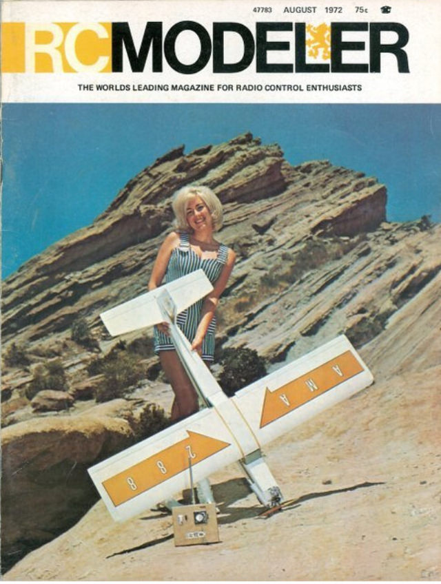 Sensual Cover Photos of Radio Control Modeler Magazines that featured beautiful women from the 1970s and 1980s