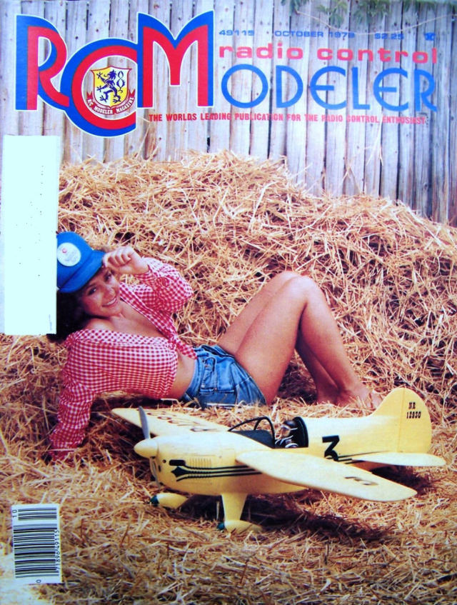 Sensual Cover Photos of Radio Control Modeler Magazines that featured beautiful women from the 1970s and 1980s