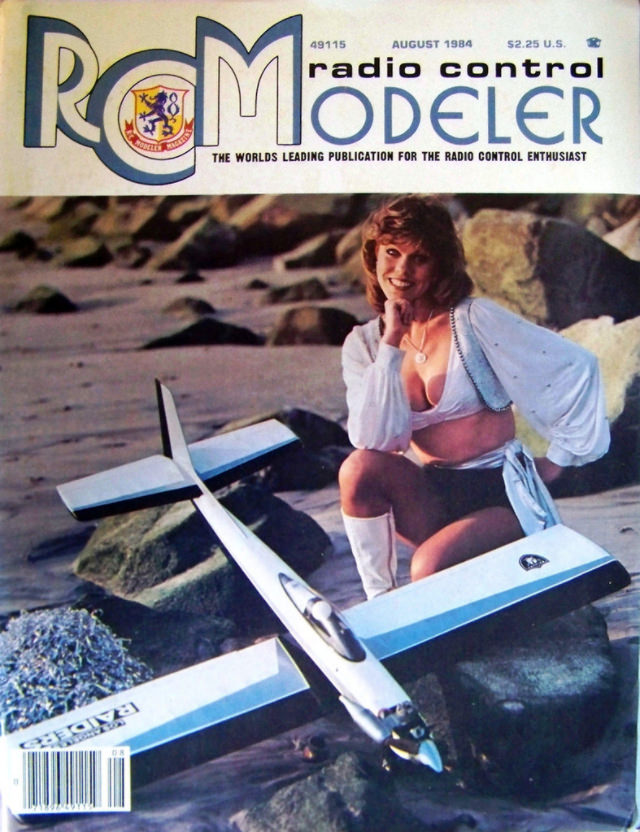 Sensual Cover Photos of Radio Control Modeler Magazines that featured beautiful women from the 1970s and 1980s