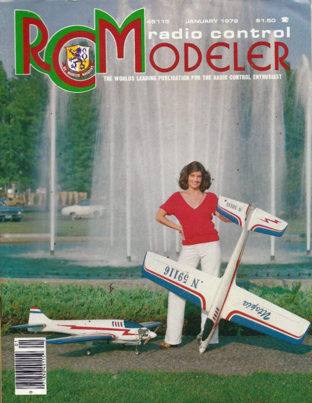 Sensual Cover Photos of Radio Control Modeler Magazines that featured beautiful women from the 1970s and 1980s