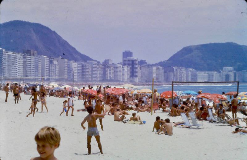 Copacabana beach, Rio de Janeiro, 1984