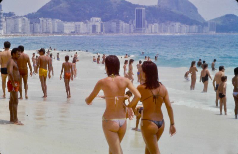 Copacabana beach, Rio de Janeiro, 1984