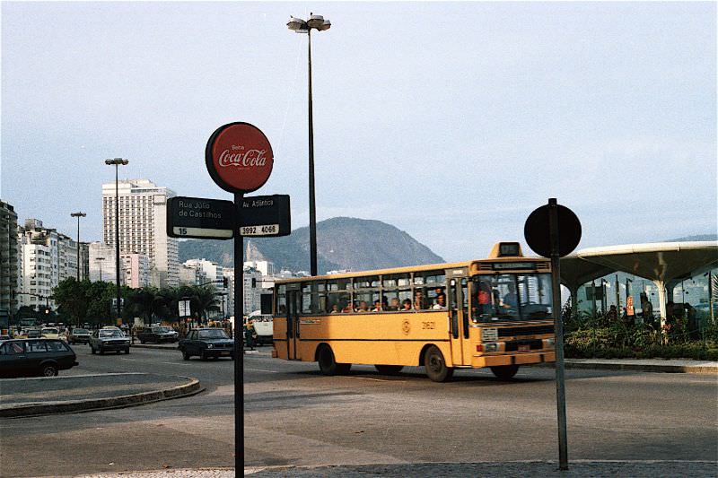 Avenida Atlântica, Copacabana, Rio de Janeiro, 1984