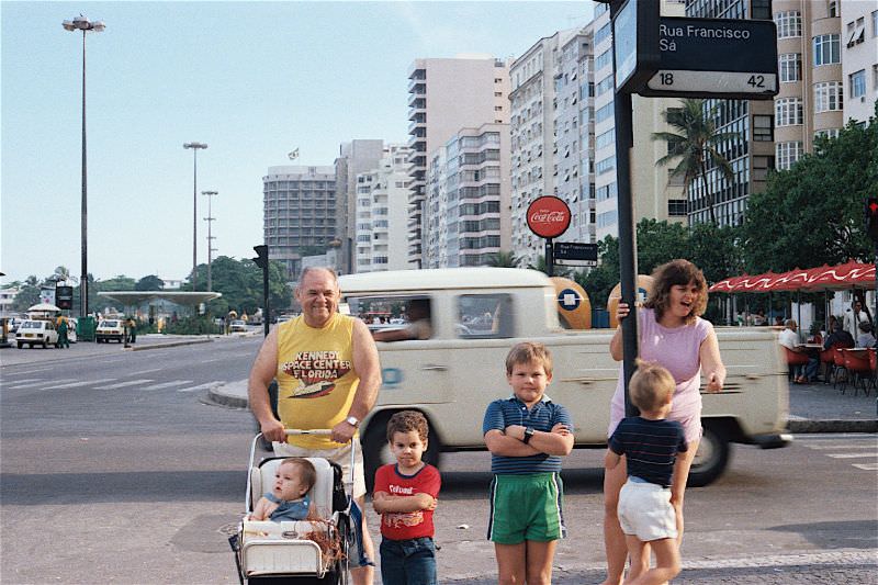 Avenida Atlântica, Copacabana, Rio de Janeiro, 1984