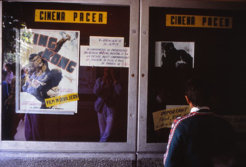 Sibiu. Cinema Pacea, 1990