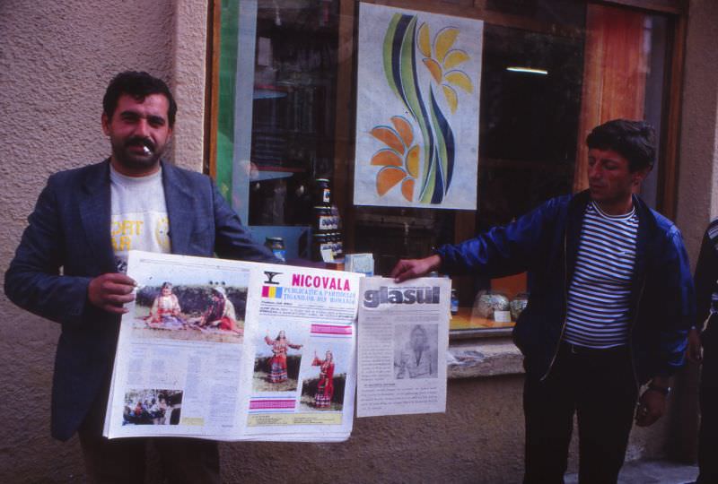 Sibiu. Nicovala and Glasul, 1990