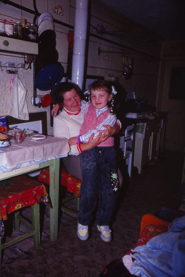 Sighisoara. Mother and daughter, 1990