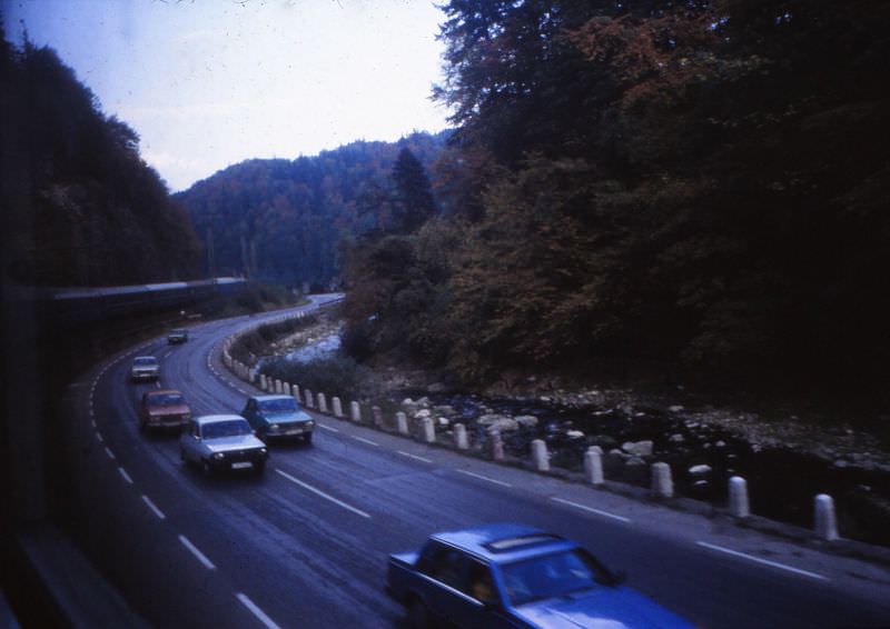 Transylvania. Road and railways, 1990