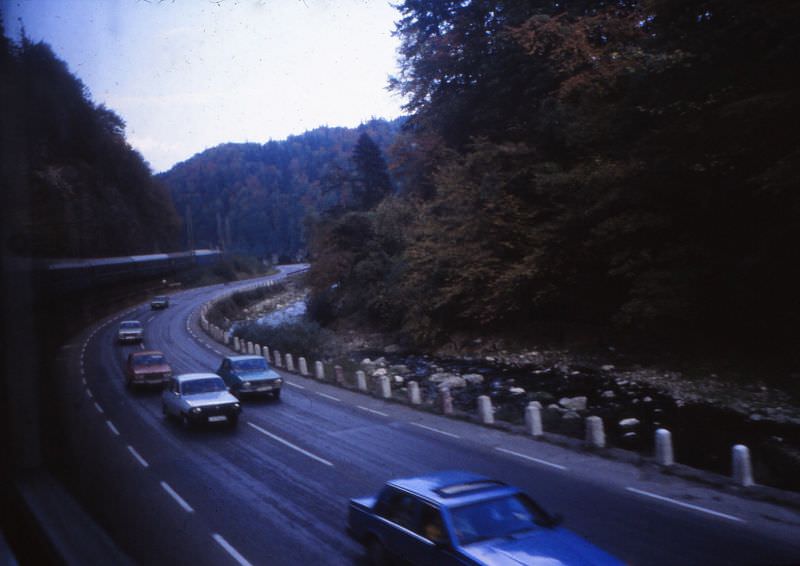 Transylvania. Road and railways, 1990