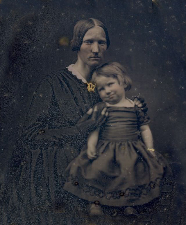 A mother and her daughter