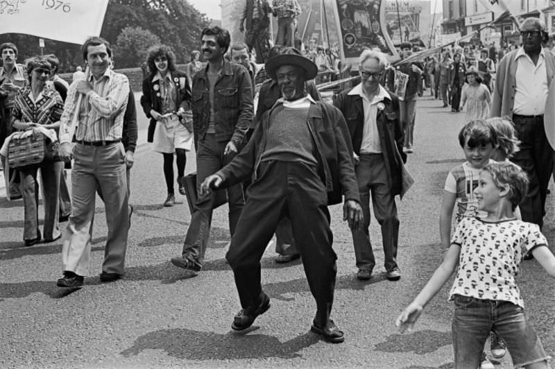 Anti-racism demonstration, Cardiff