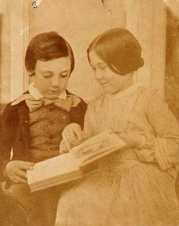 Harry and Amy Dillwyn (children of Lewis Llewelyn Dillwyn)