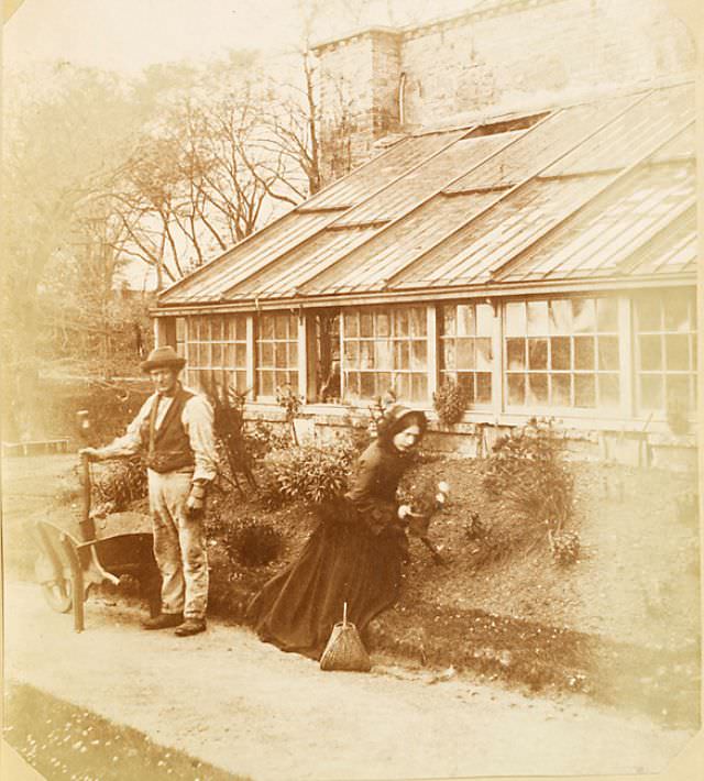 The Bryn, Dulcie Eden and the gardener