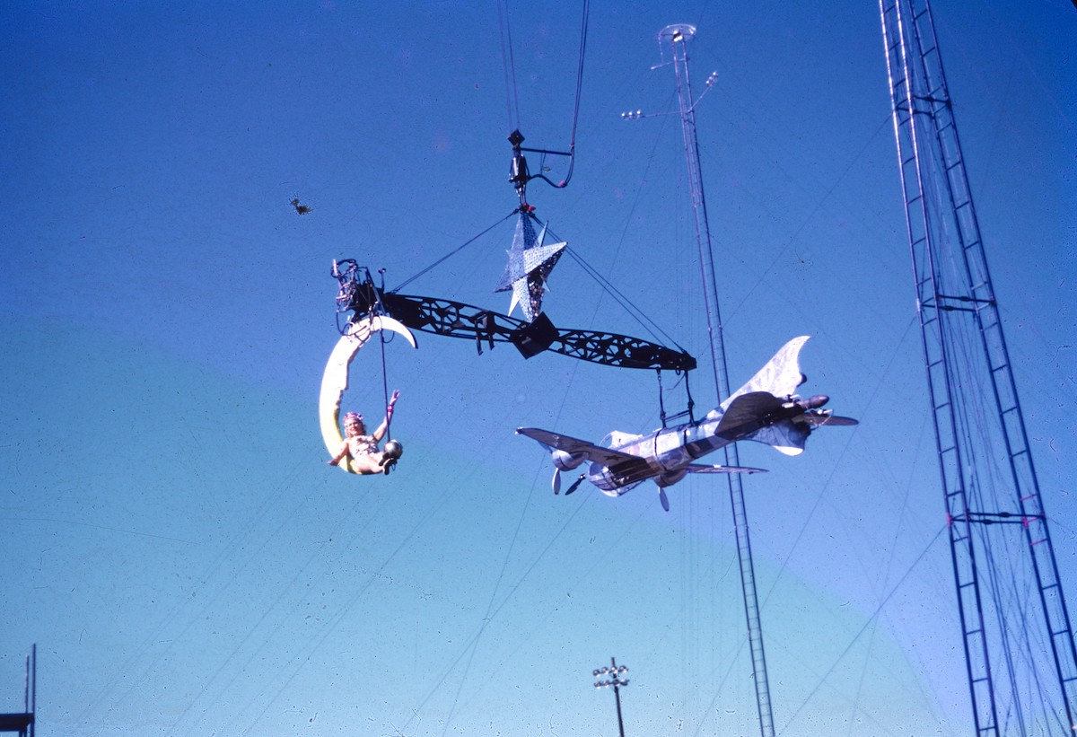 Adia, at the Police Circus, Union City, NJ – 1954