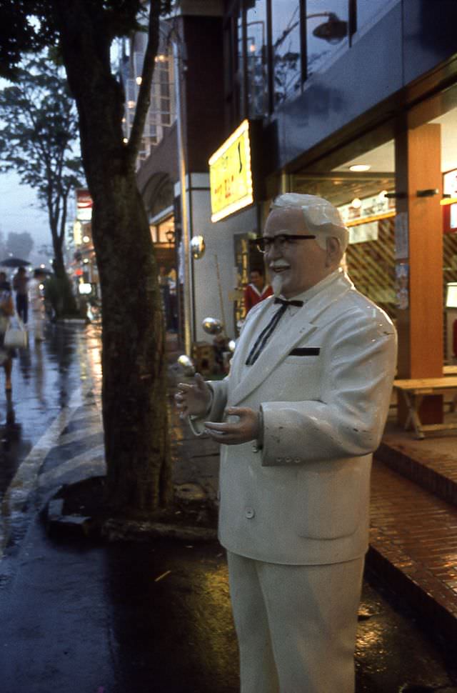 KFC mannequin, Tokyo, 1983