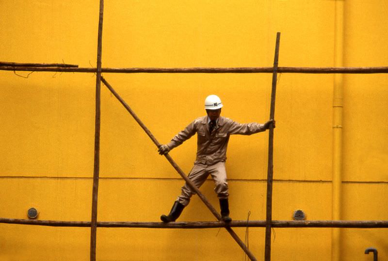 Scaffolding Worker, Tokyo, 1983