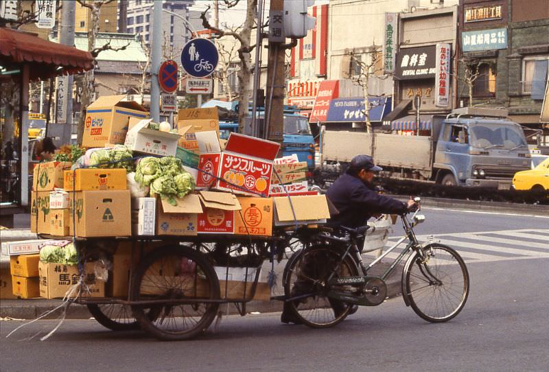 Tokyo street scenes, 1982