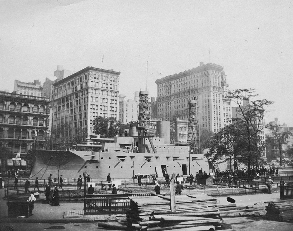 USS Recruit: A Dreadnought Dummy Training Battleship built to Recruit and Train During the World War One