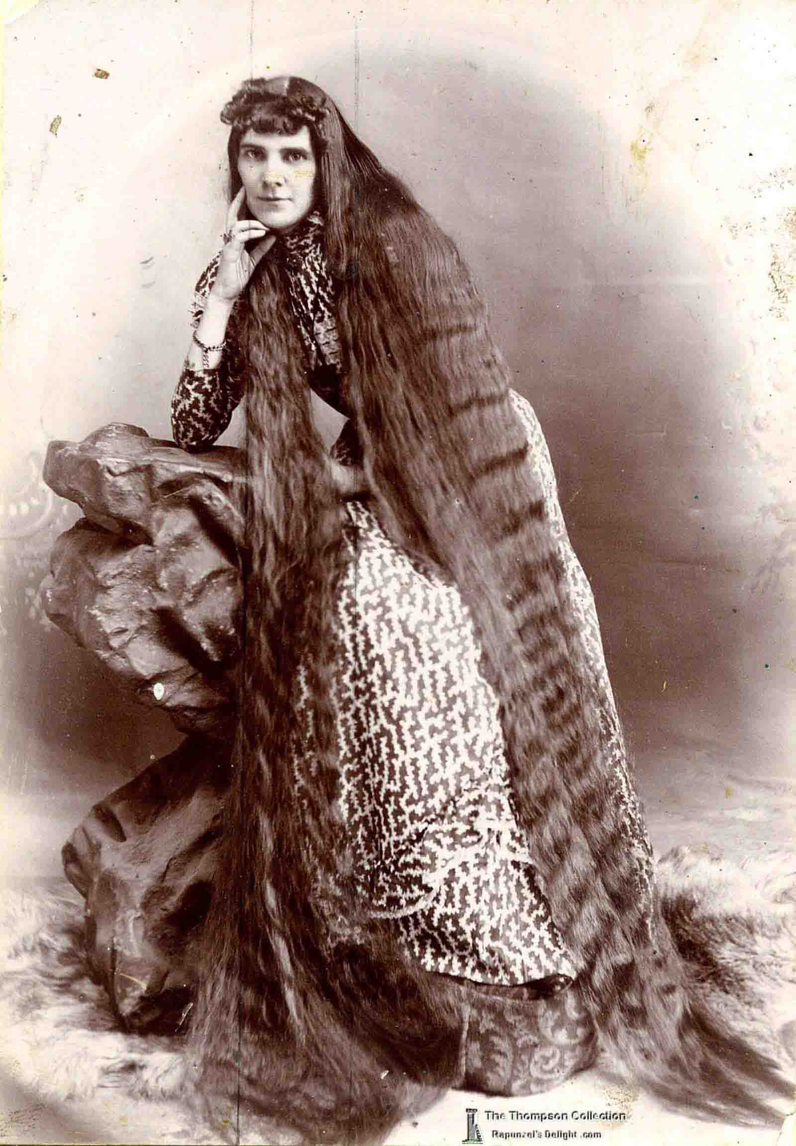 Victorian Women with Very Long Hair: Stunning Historical of Women Who Never Cut Their Hair, 1860-1900