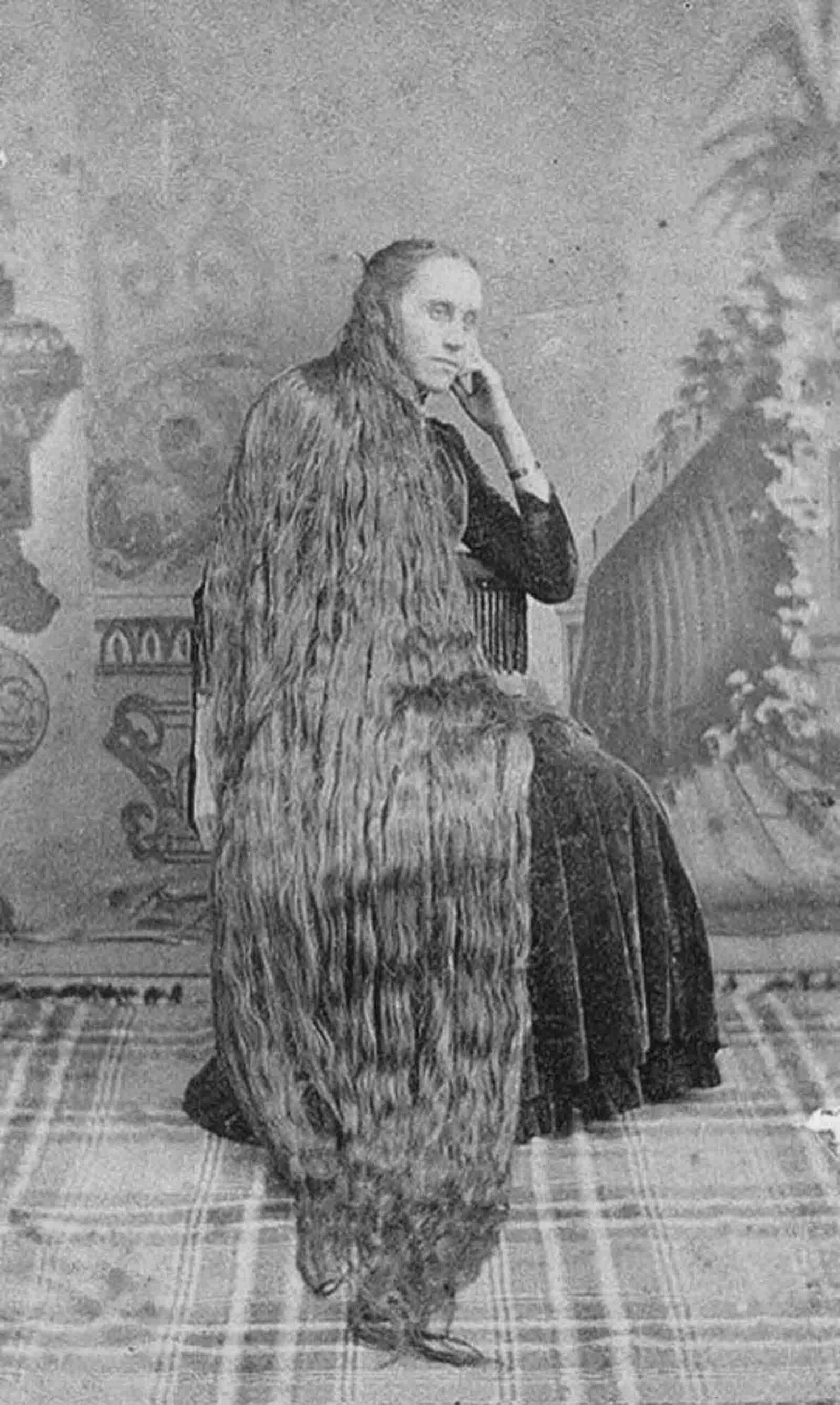 Victorian Women with Very Long Hair: Stunning Historical of Women Who Never Cut Their Hair, 1860-1900