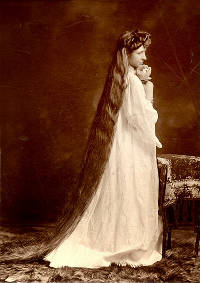 Victorian Women with Very Long Hair: Stunning Historical of Women Who Never Cut Their Hair, 1860-1900