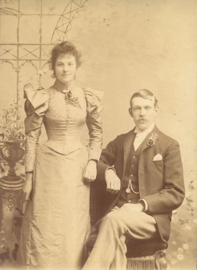 Stunning Historical Photos of Victorian Couples on the Wedding Day