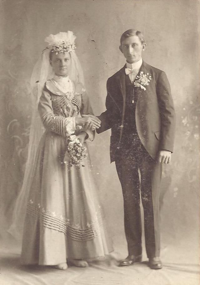 Stunning Historical Photos of Victorian Couples on the Wedding Day