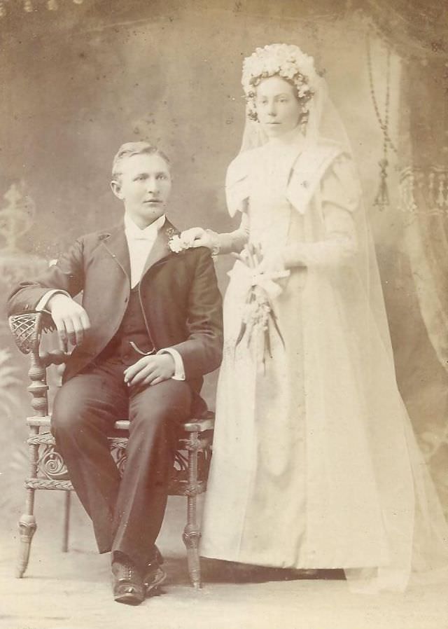 Stunning Historical Photos of Victorian Couples on the Wedding Day