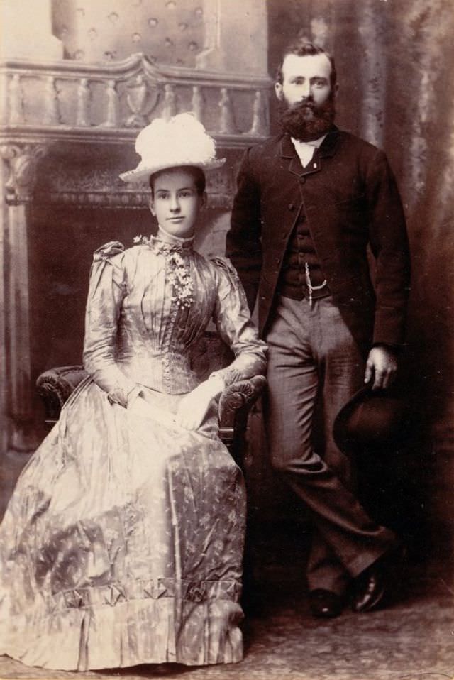 Stunning Historical Photos of Victorian Couples on the Wedding Day