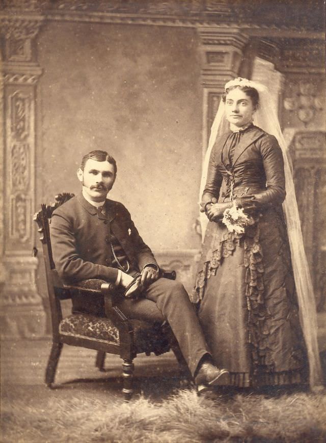 Stunning Historical Photos of Victorian Couples on the Wedding Day