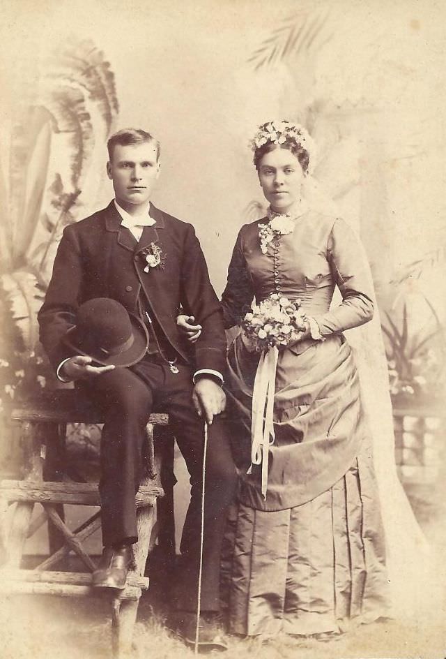 Stunning Historical Photos of Victorian Couples on the Wedding Day