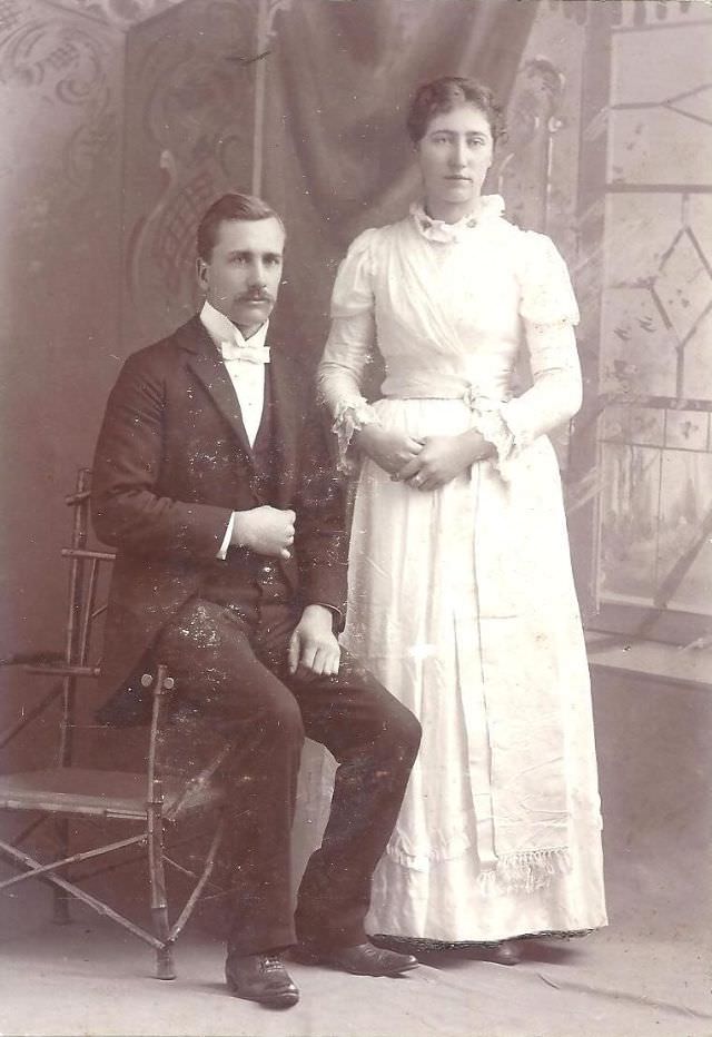 Stunning Historical Photos of Victorian Couples on the Wedding Day