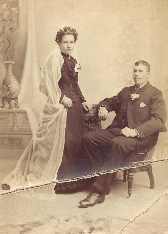 Stunning Historical Photos of Victorian Couples on the Wedding Day