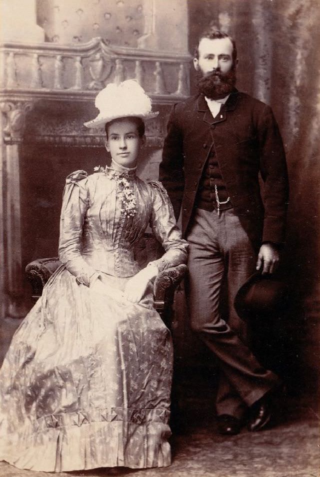 Stunning Historical Photos of Victorian Couples on the Wedding Day